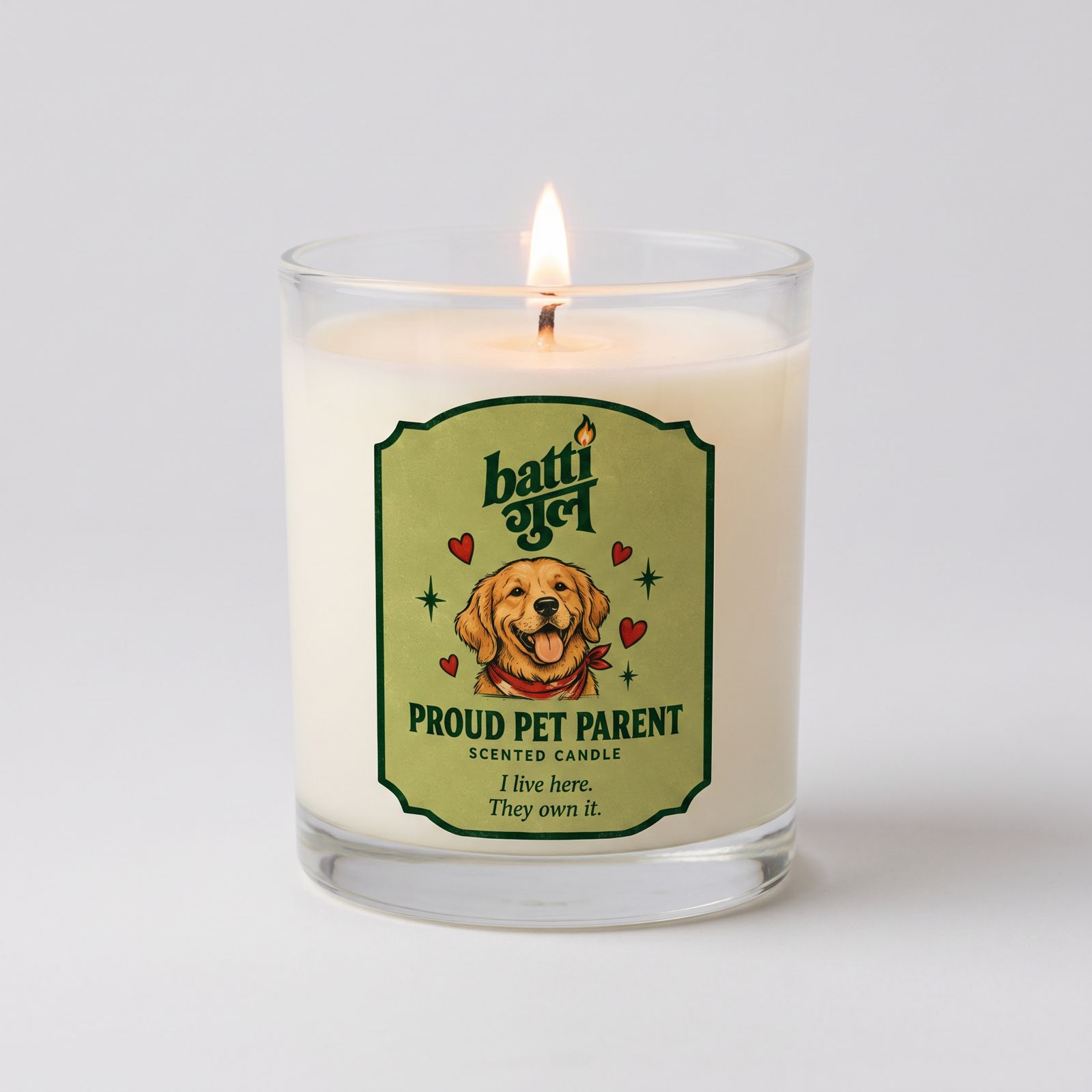 Proud Pet Parent scented candle